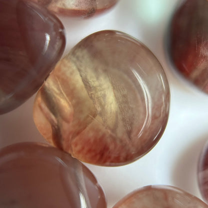 Andalusite Polished Side Drilled Gemstone Beads