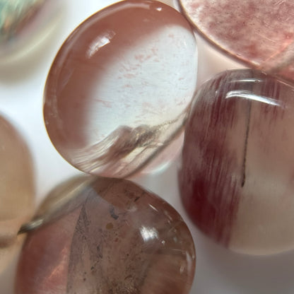 Andalusite Polished Side Drilled Gemstone Beads