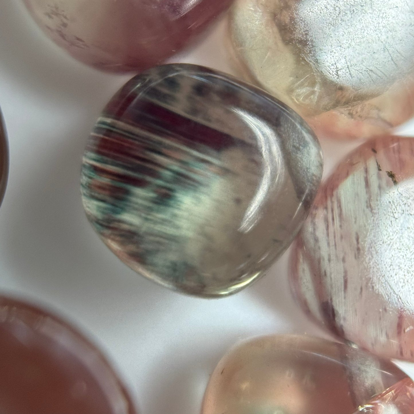 Andalusite Polished Side Drilled Gemstone Beads