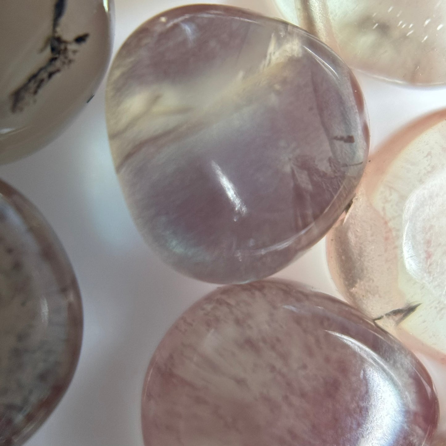 Andalusite Polished Side Drilled Gemstone Beads