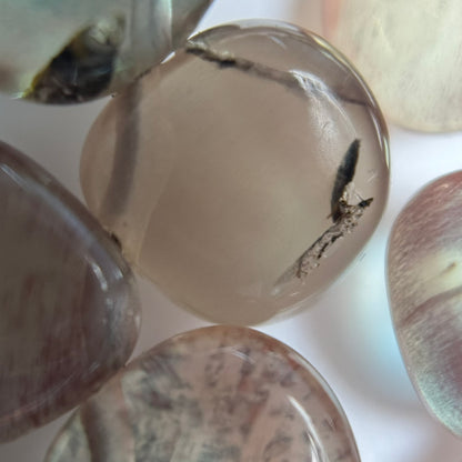 Andalusite Polished Side Drilled Gemstone Beads