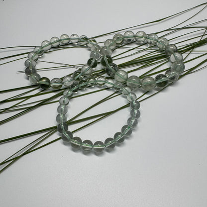Prasiolite (Green Amethyst) Bracelet – Natural Green Gemstone Jewelry - (AAAA Quality)
