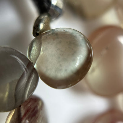 Andalusite Polished Side Drilled Gemstone Beads