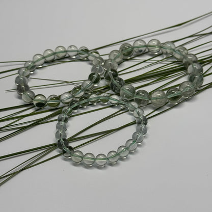 Prasiolite (Green Amethyst) Bracelet – Natural Green Gemstone Jewelry - (AAAA Quality)