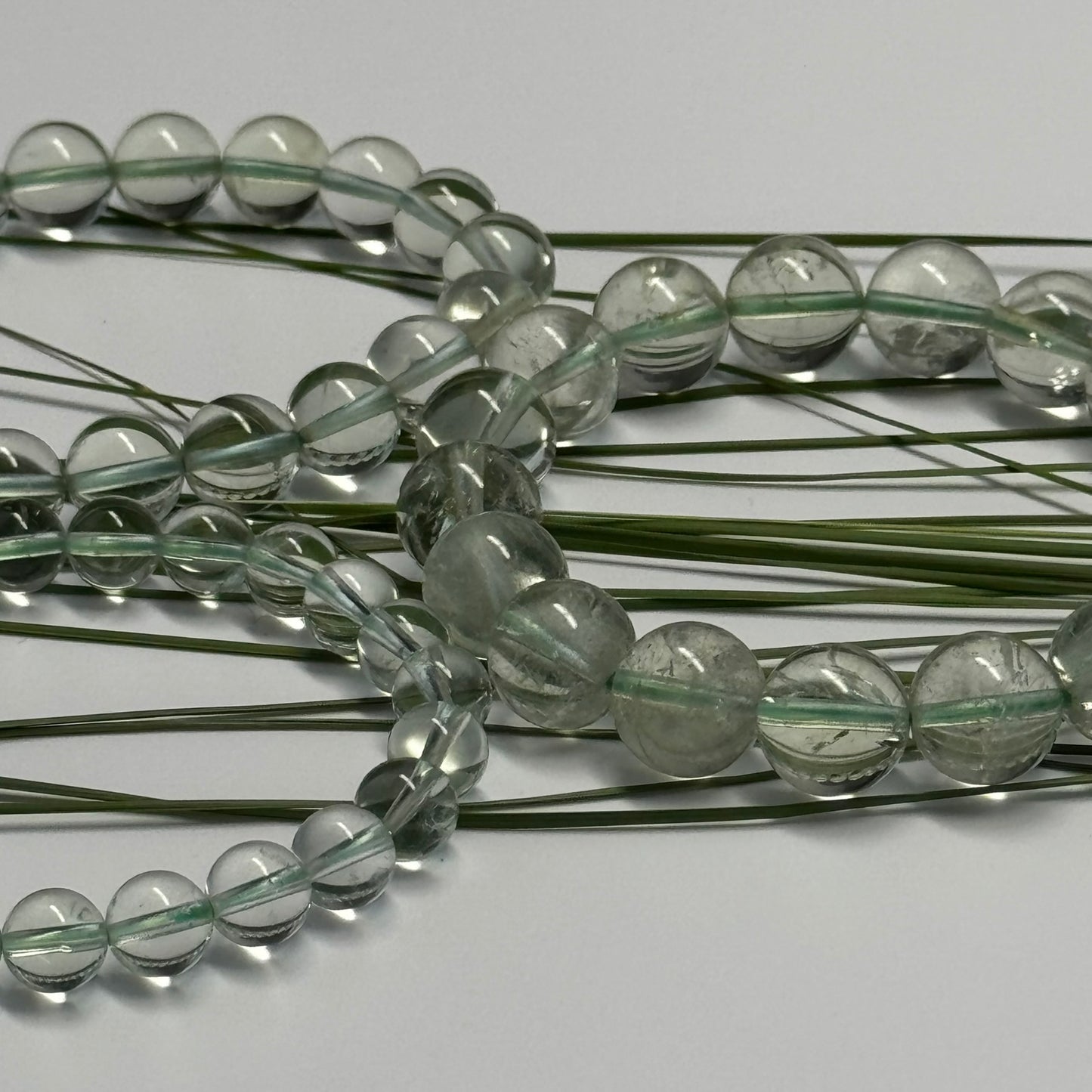 Prasiolite (Green Amethyst) Bracelet – Natural Green Gemstone Jewelry - (AAAA Quality)