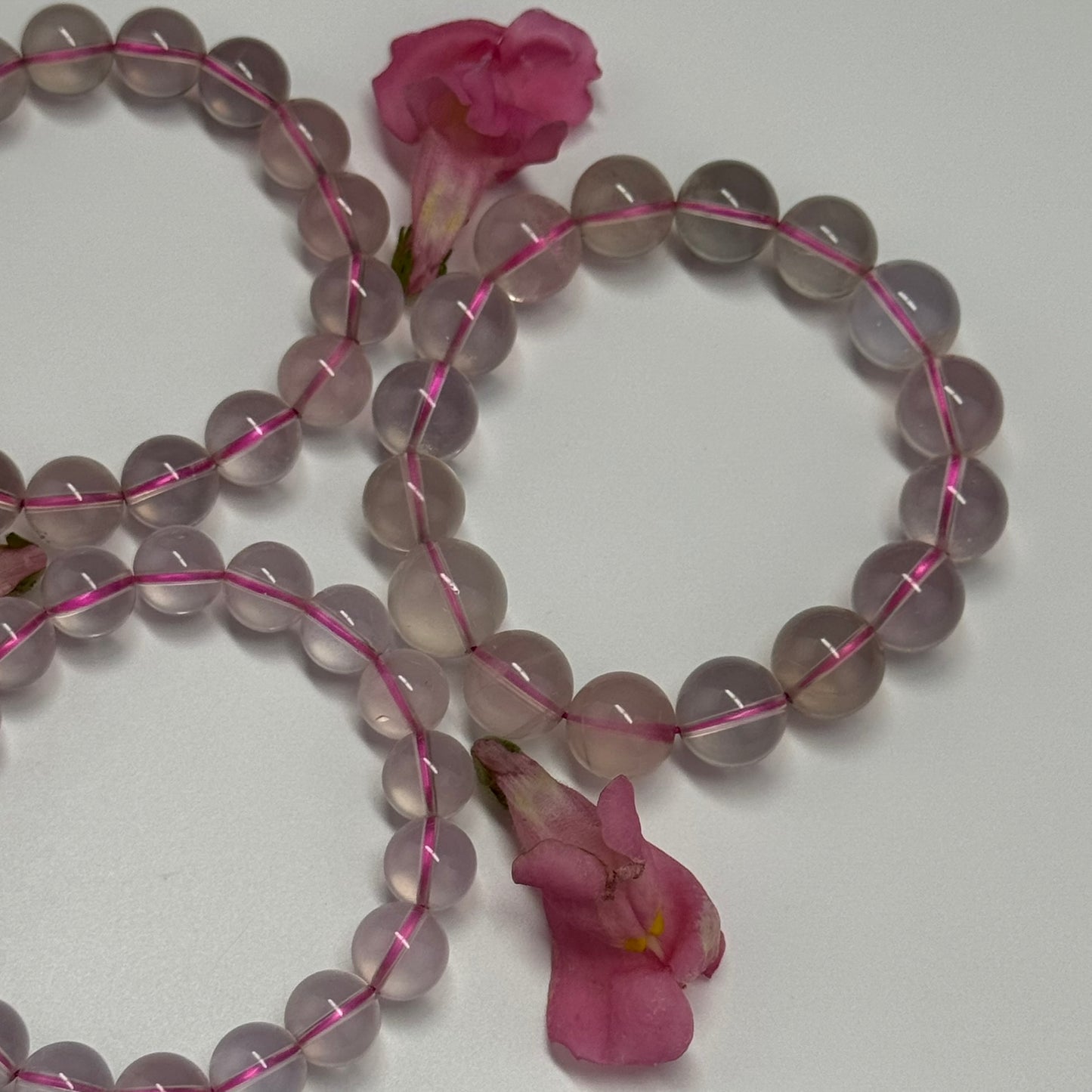 Star Rose Quartz Bracelet – Natural Gemstone Jewelry for Love & Healing (AAA Quality)