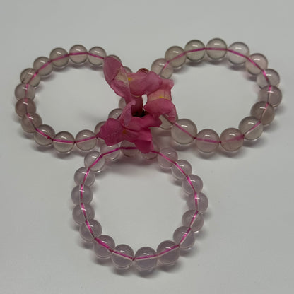 Star Rose Quartz Bracelet – Natural Gemstone Jewelry for Love & Healing (AAA Quality)