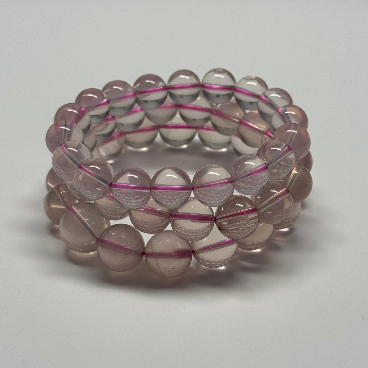 Star Rose Quartz Bracelet – Natural Gemstone Jewelry for Love & Healing (AAA Quality)