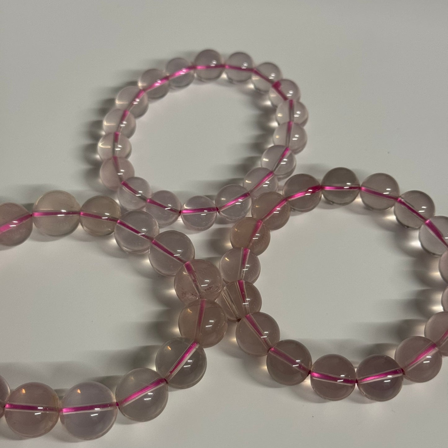 Star Rose Quartz Bracelet – Natural Gemstone Jewelry for Love & Healing (AAA Quality)