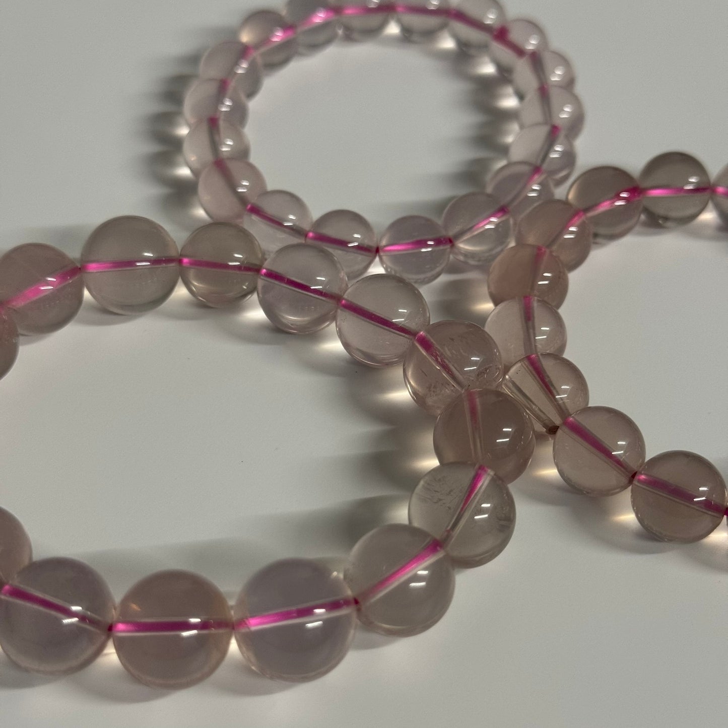 Star Rose Quartz Bracelet – Natural Gemstone Jewelry for Love & Healing (AAA Quality)