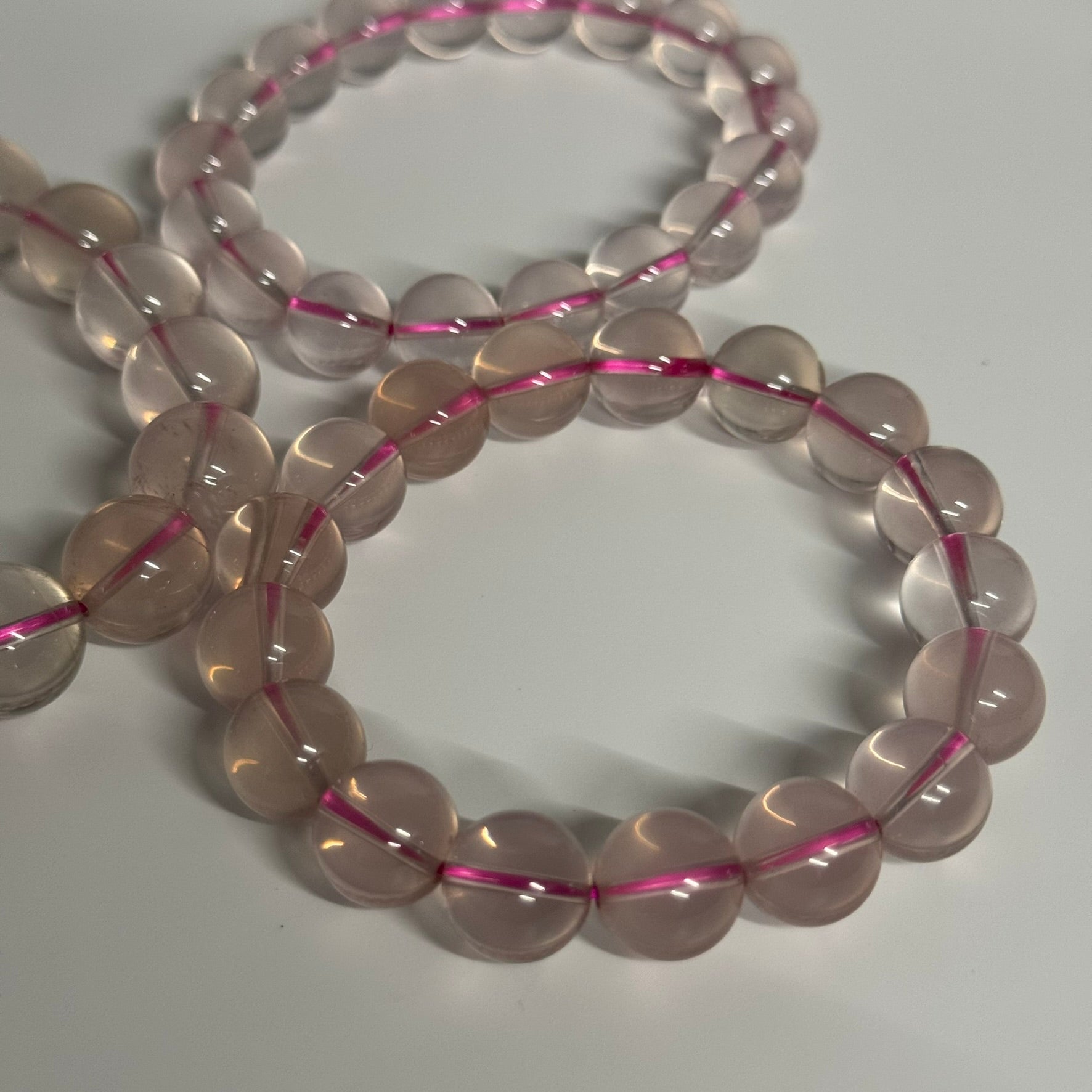 Star Rose Quartz Bracelet – Natural Gemstone Jewelry for Love & Healing (AAA Quality)