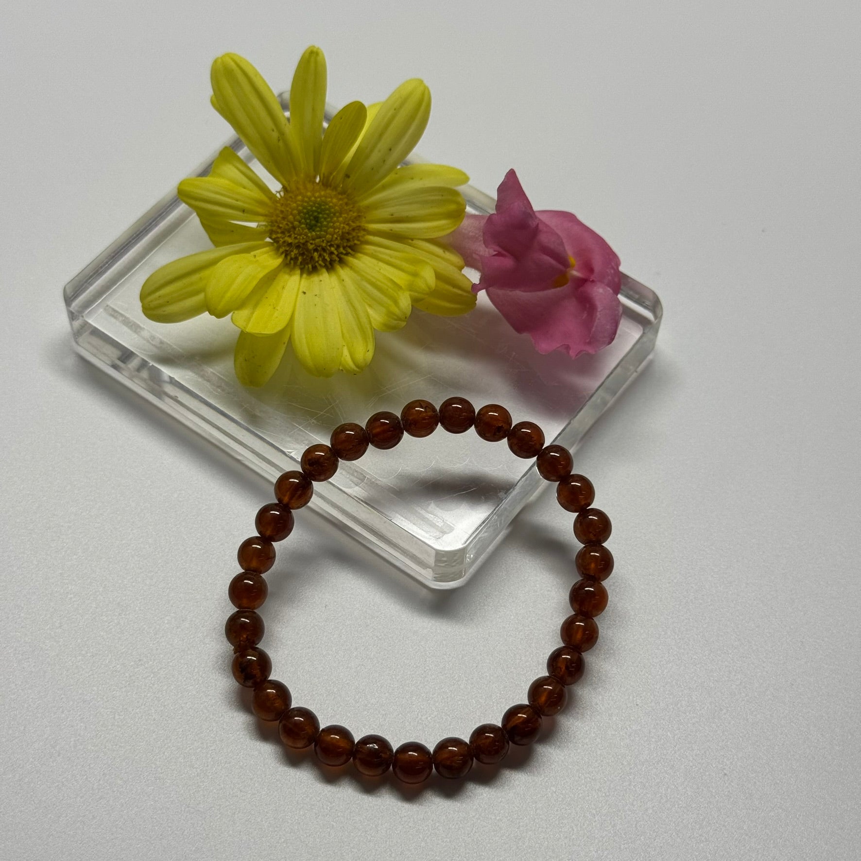 Hessonite Garnet Bracelet – Healing Gemstone Jewelry