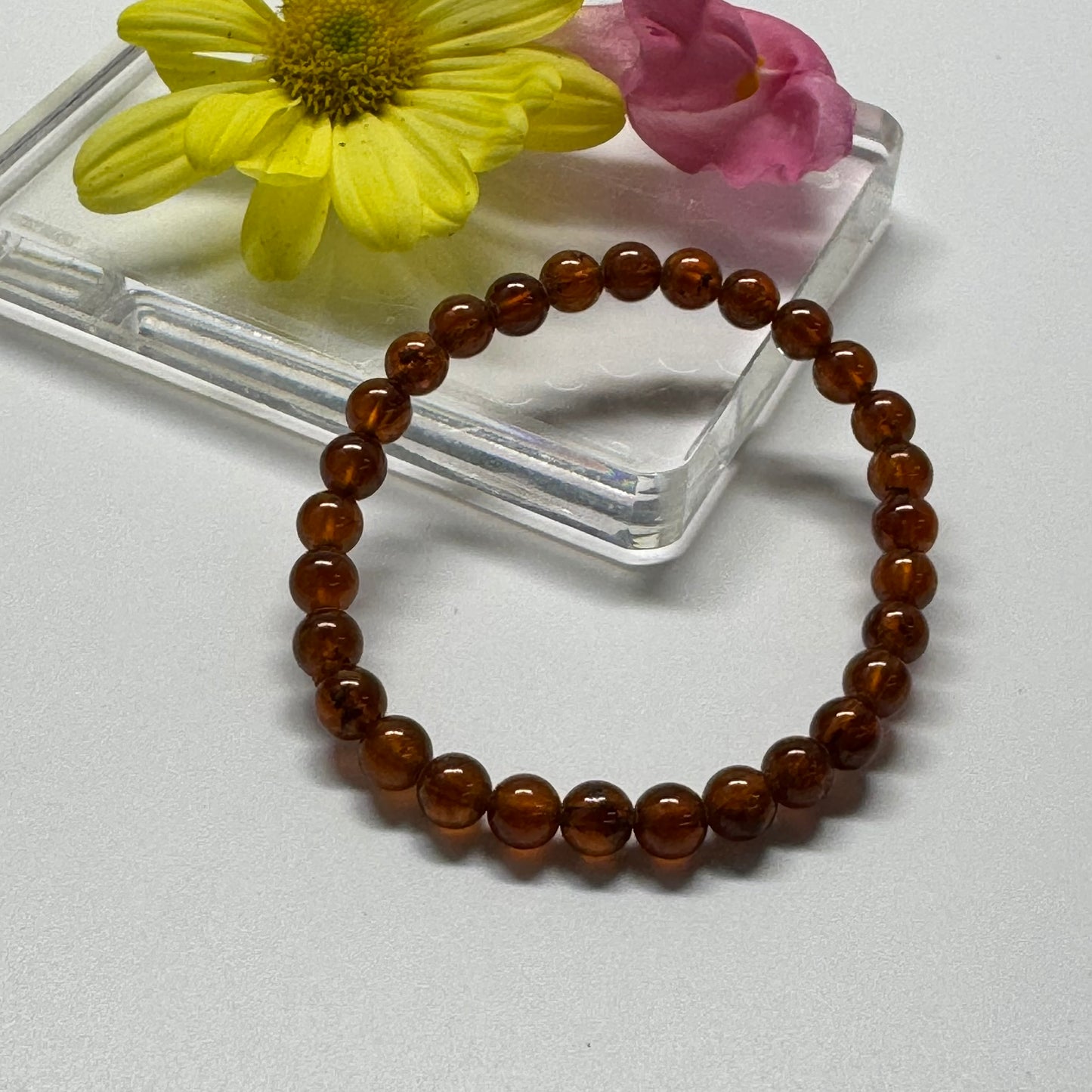 Hessonite Garnet Bracelet – Healing Gemstone Jewelry