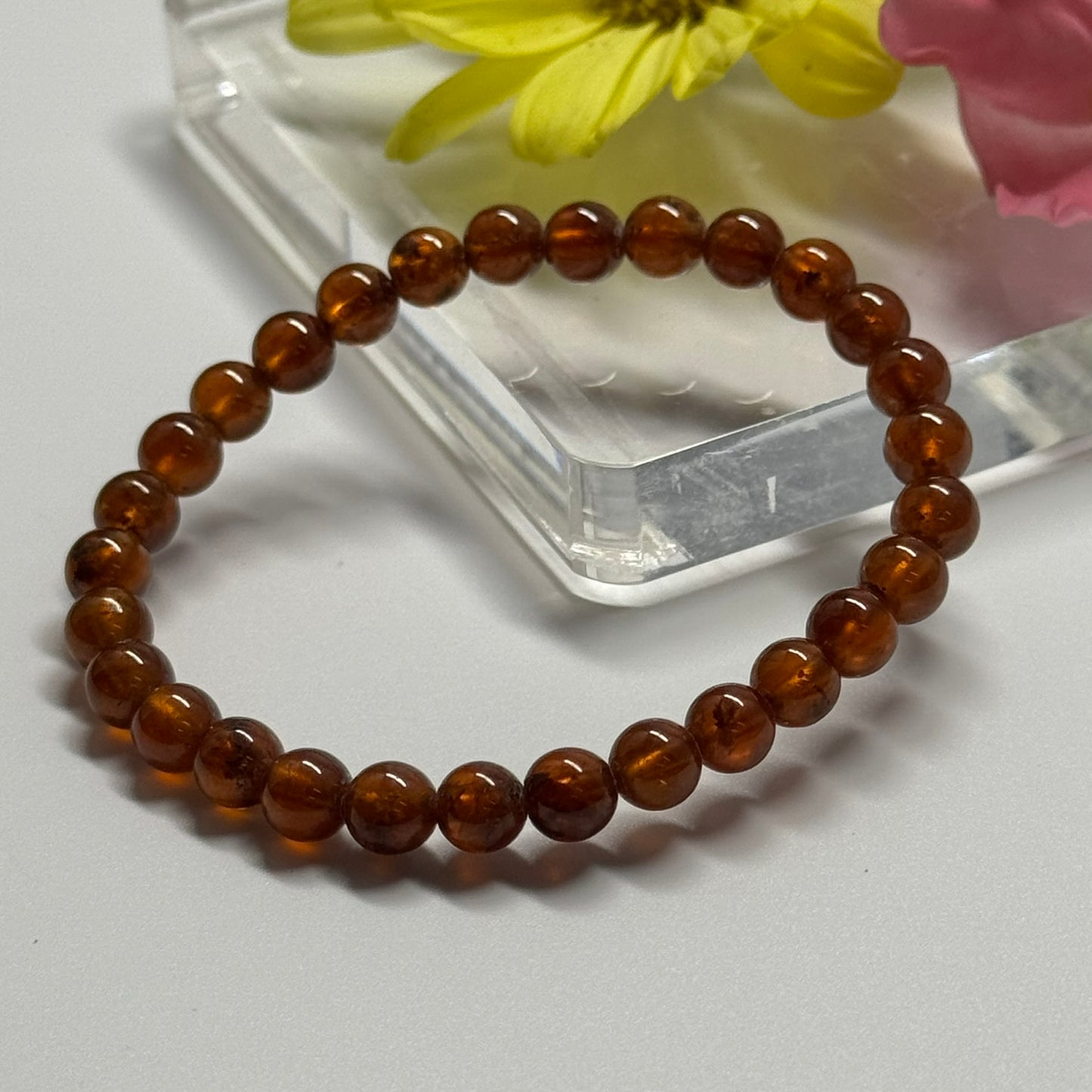 Hessonite Garnet Bracelet – Healing Gemstone Jewelry