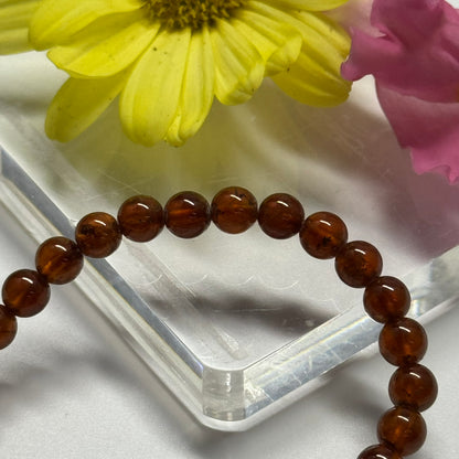 Hessonite Garnet Bracelet – Healing Gemstone Jewelry