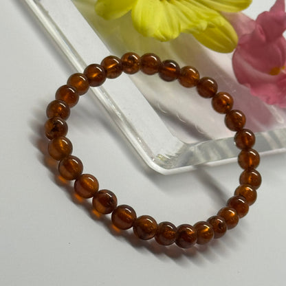 Hessonite Garnet Bracelet – Healing Gemstone Jewelry