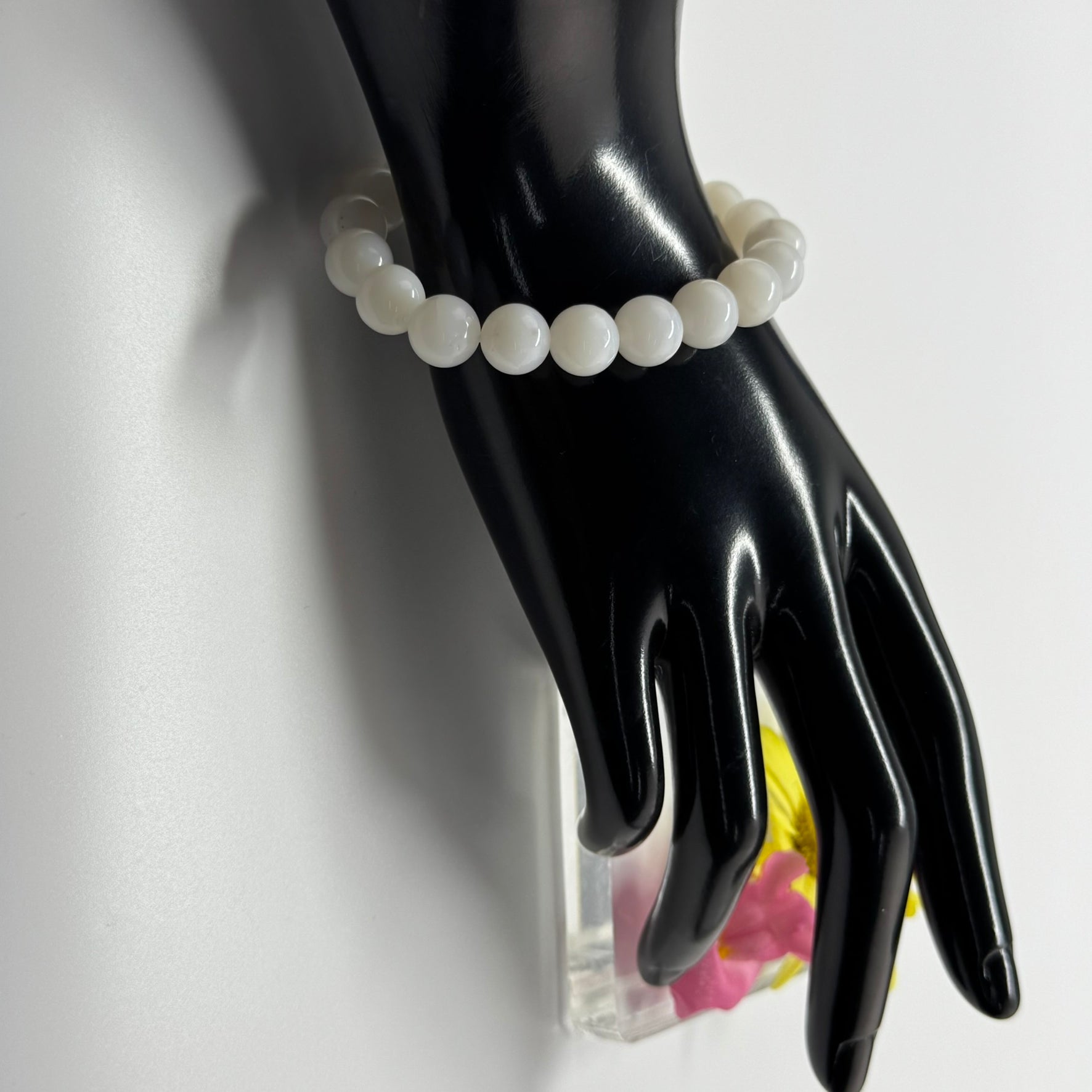 White Opal Bracelet AAA – Natural Gemstone Jewelry