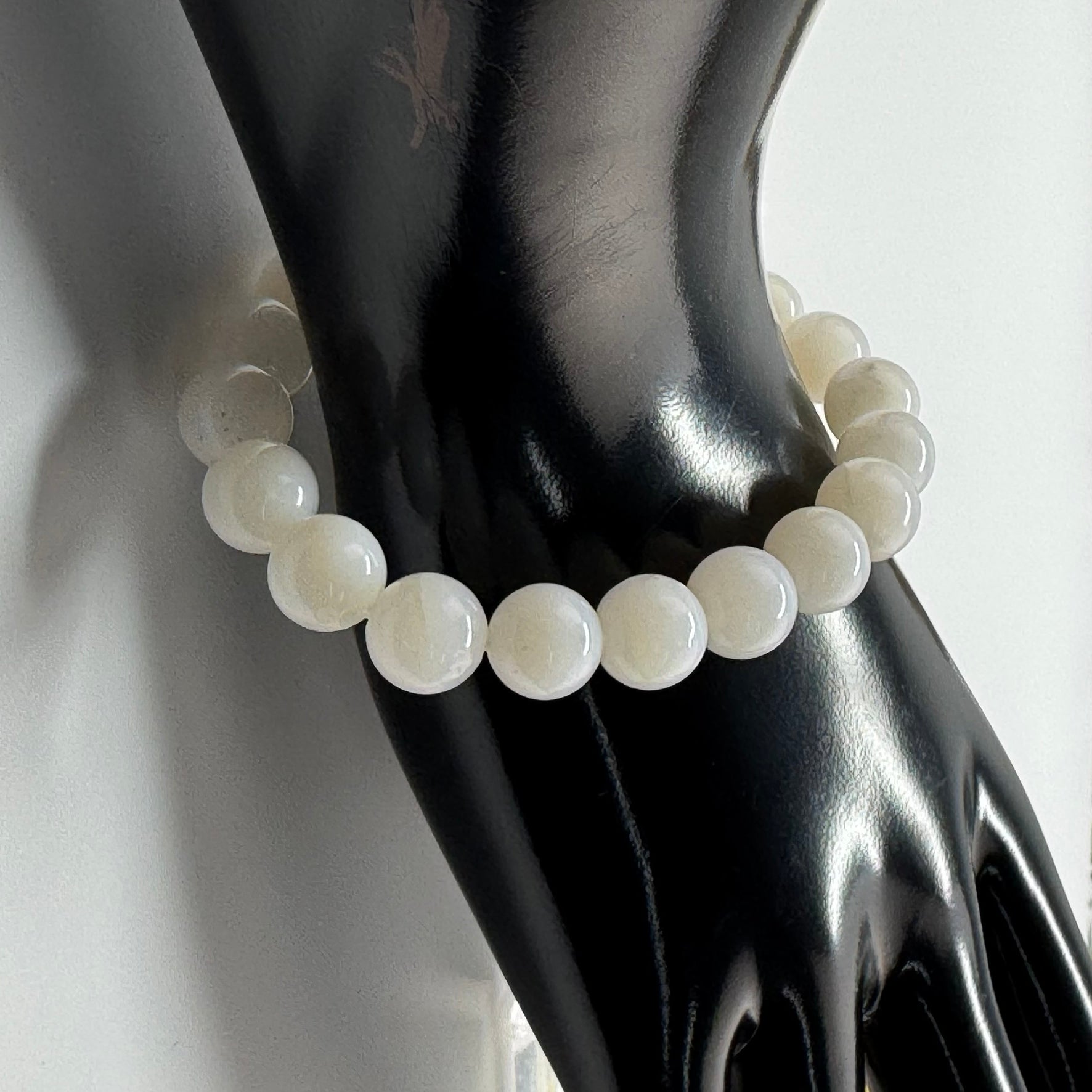 White Opal Bracelet AAA – Natural Gemstone Jewelry