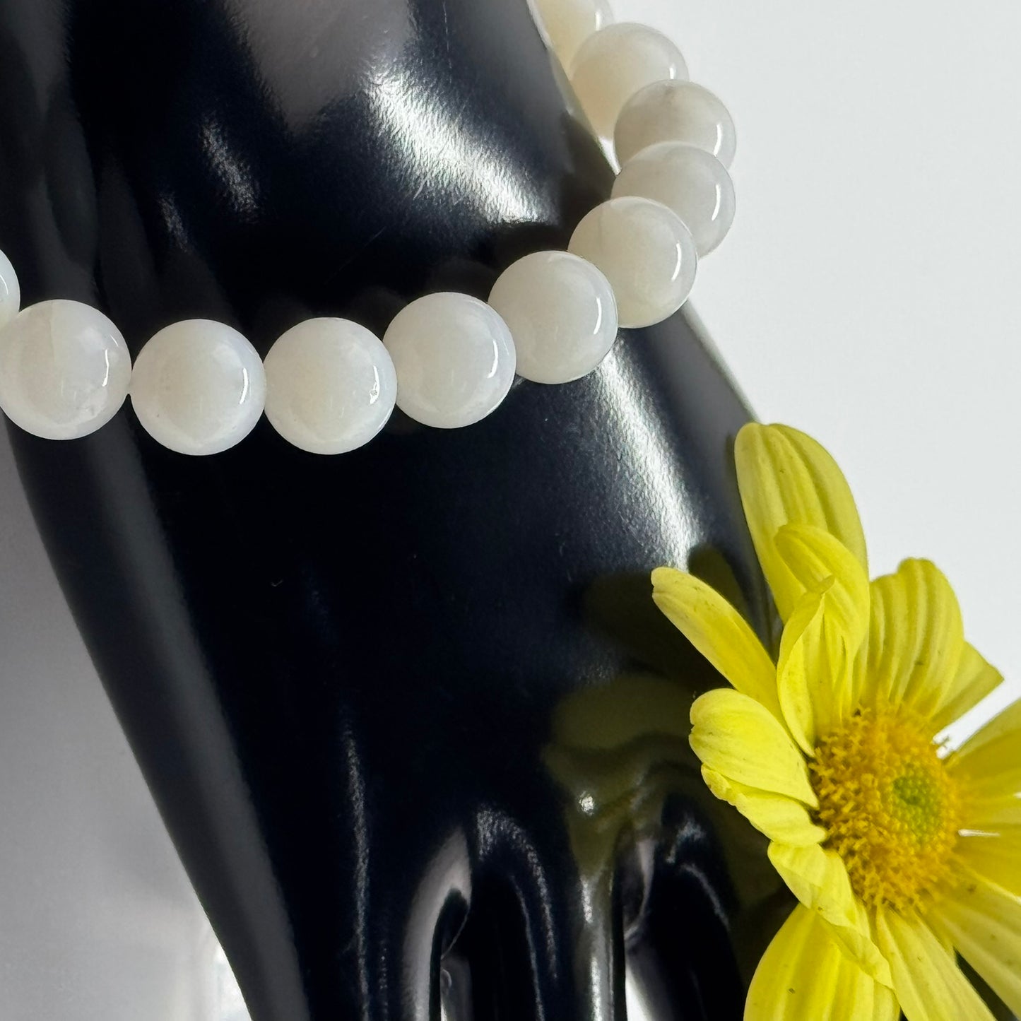 White Opal Bracelet AAA – Natural Gemstone Jewelry