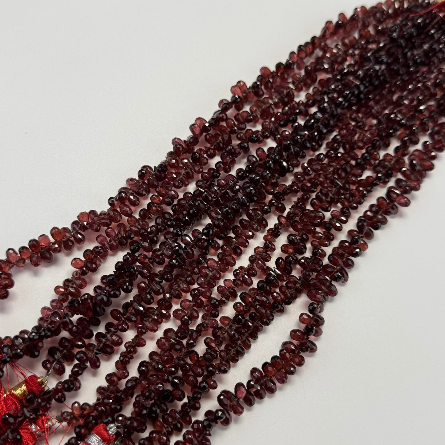 Garnet Faceted Beriolette Gemstone Beads (AAAA Quality)