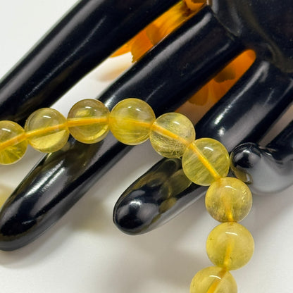 Yellow Fluorite Bracelet – Natural Gemstone Jewelry for Energy & Style - (AAAAA Quality)