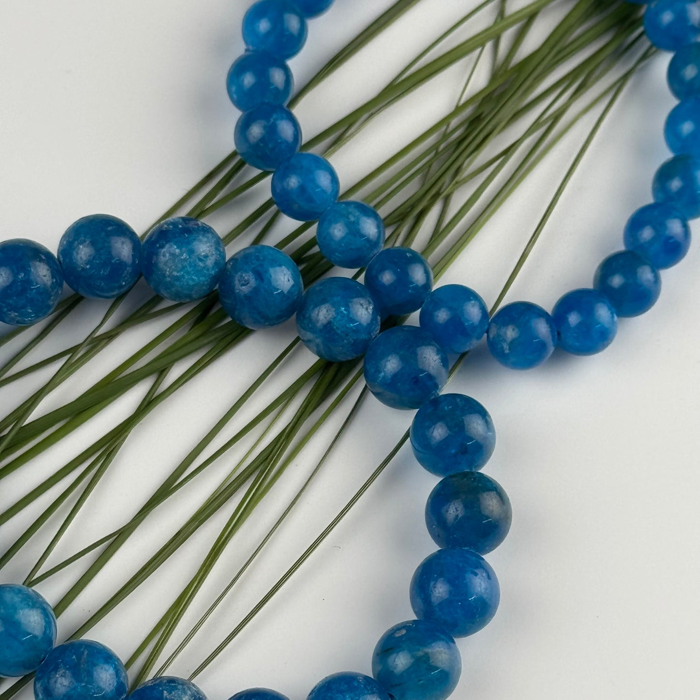 Blue Apatite Bracelet – Natural Deep Blue Gemstone Jewelry - (AAA Quality)