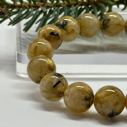 Golden Rutilated Quartz Bracelet – Premium Quality Natural Stone Accessory