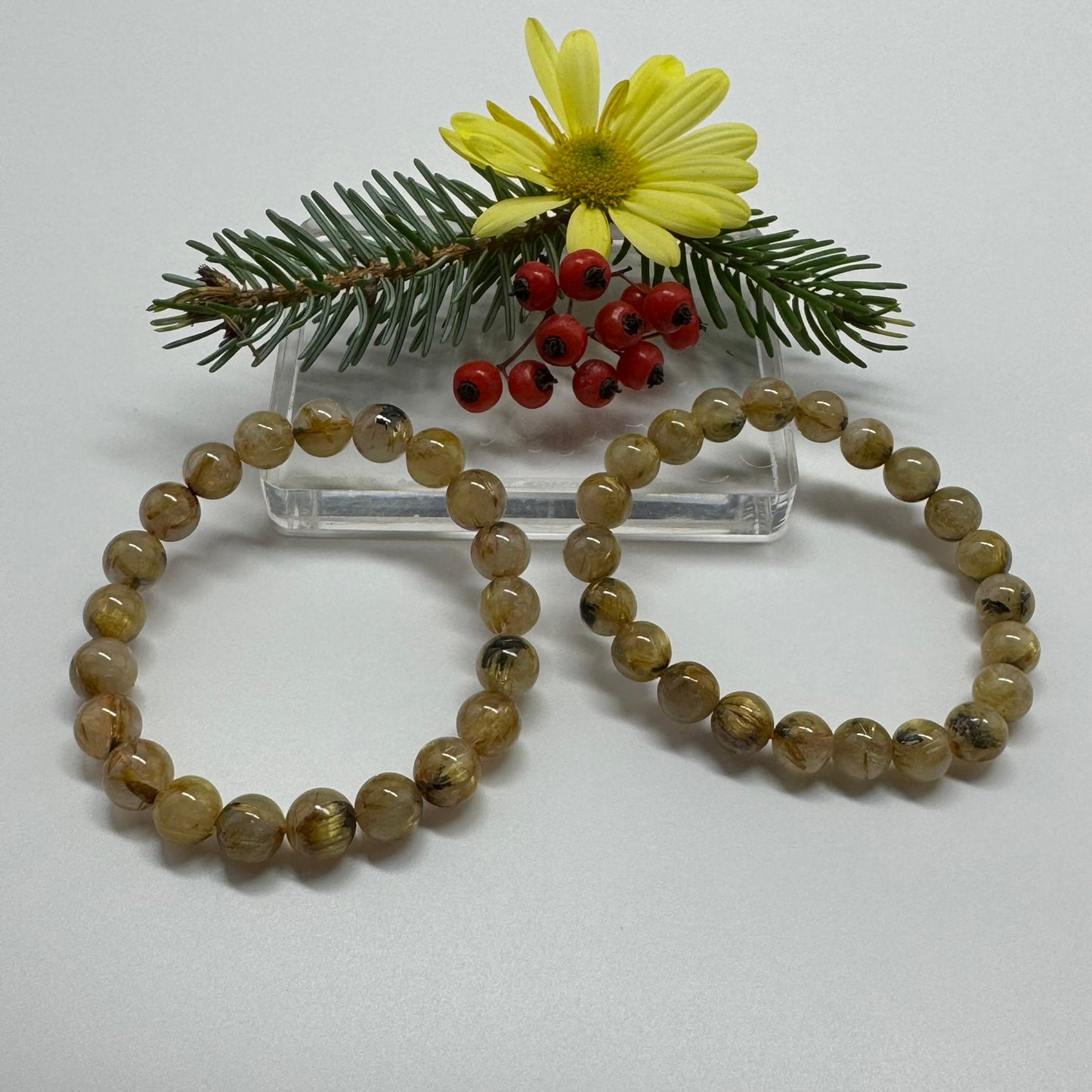 Golden Rutilated Quartz Bracelet – Premium Quality Natural Stone Accessory