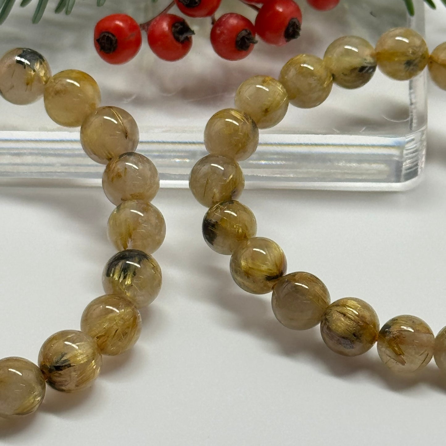 Golden Rutilated Quartz Bracelet – Premium Quality Natural Stone Accessory