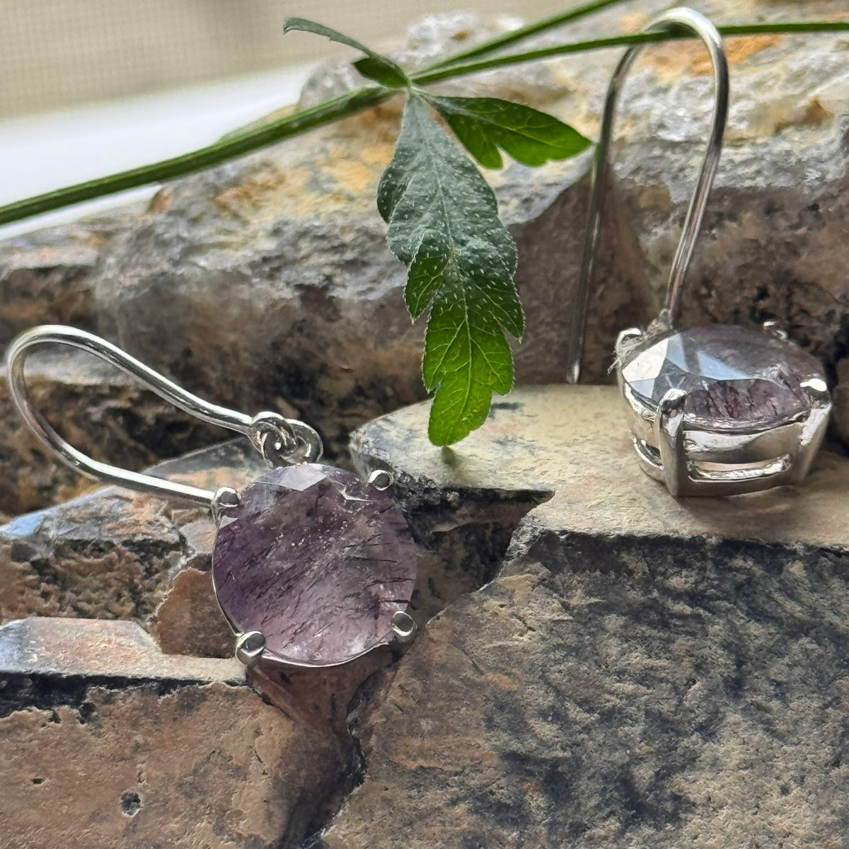 Sacred Seven Earrings – Sheppard Hook 925 Sterling Silver – AAAA Quality