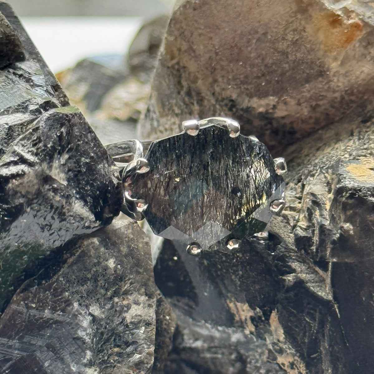 Sacred Seven Ring – 925 Sterling Silver –AAA Quality