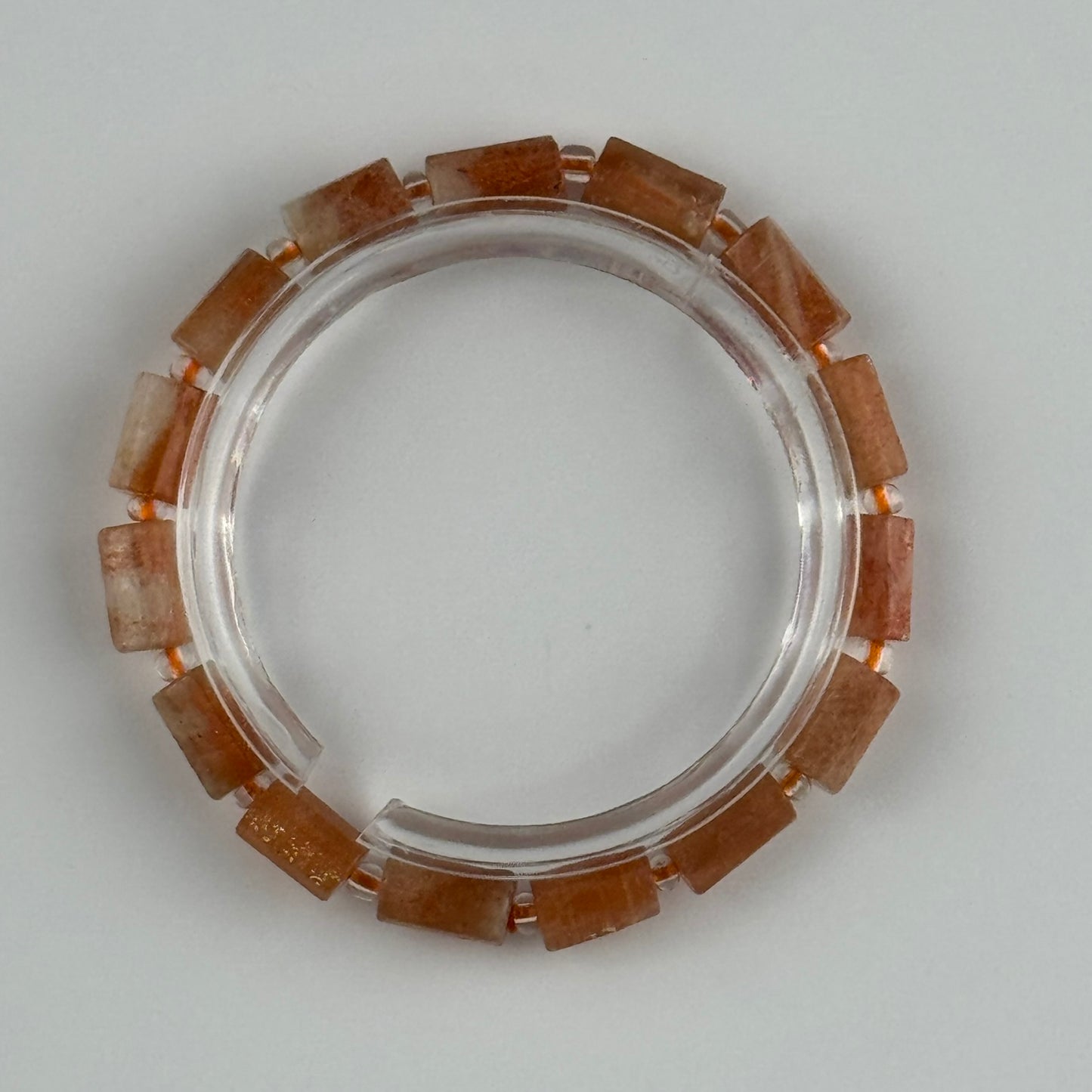 Sunstone Beaded Bracelet – Premium Quality Natural Stone Jewelry - (AA Quality)