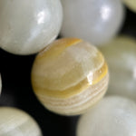 Onyx Stone - Banded Pattern - Round Shape - Polished Finish