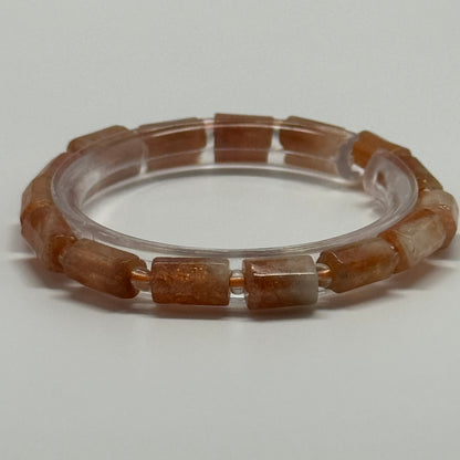 Sunstone Beaded Bracelet – Premium Quality Natural Stone Jewelry - (AA Quality)