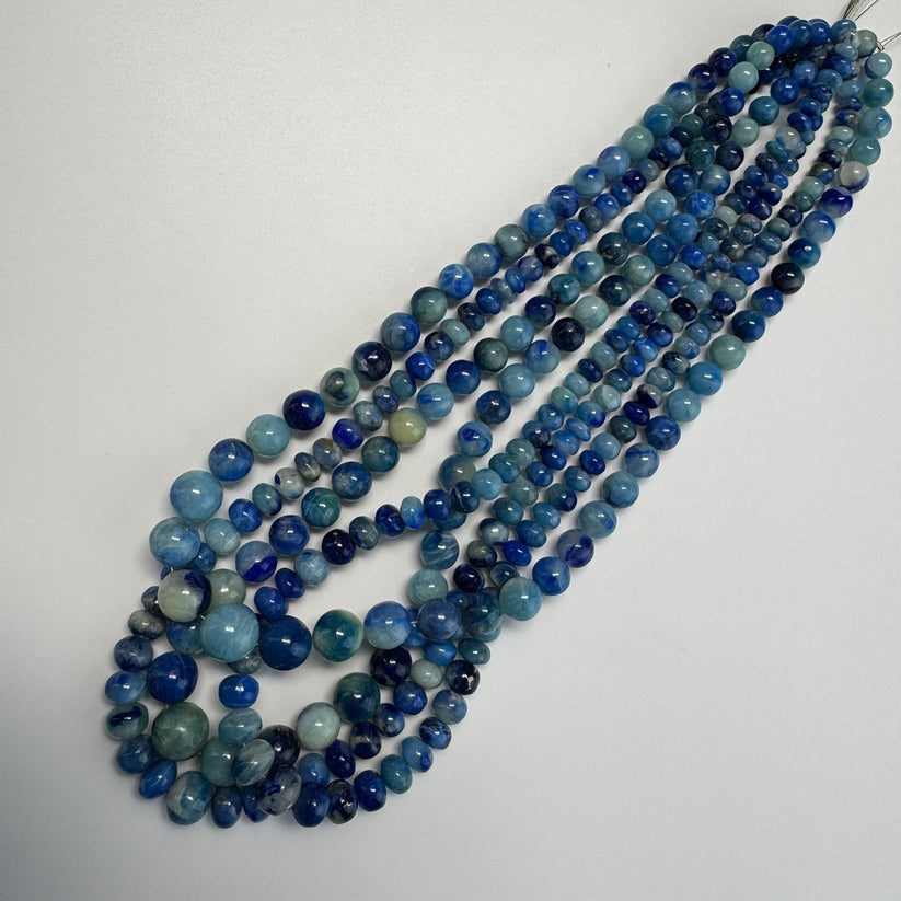 Polished Rondelle Stone Beads