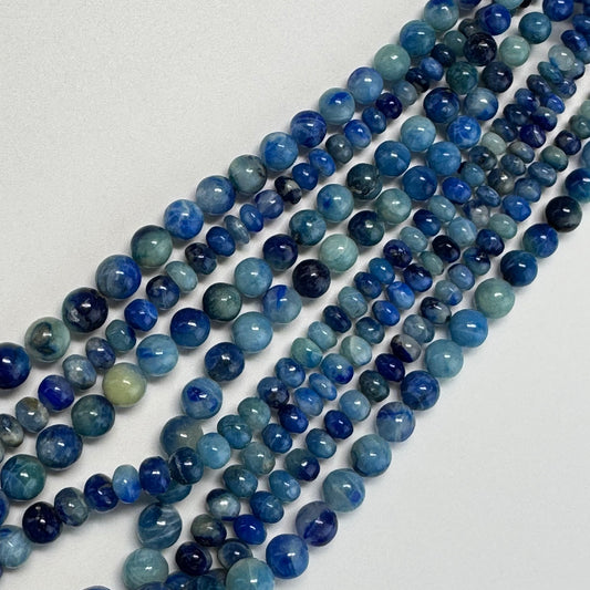 Afghanite Polished Rondelle Gemstone Beads (AA Quality)
