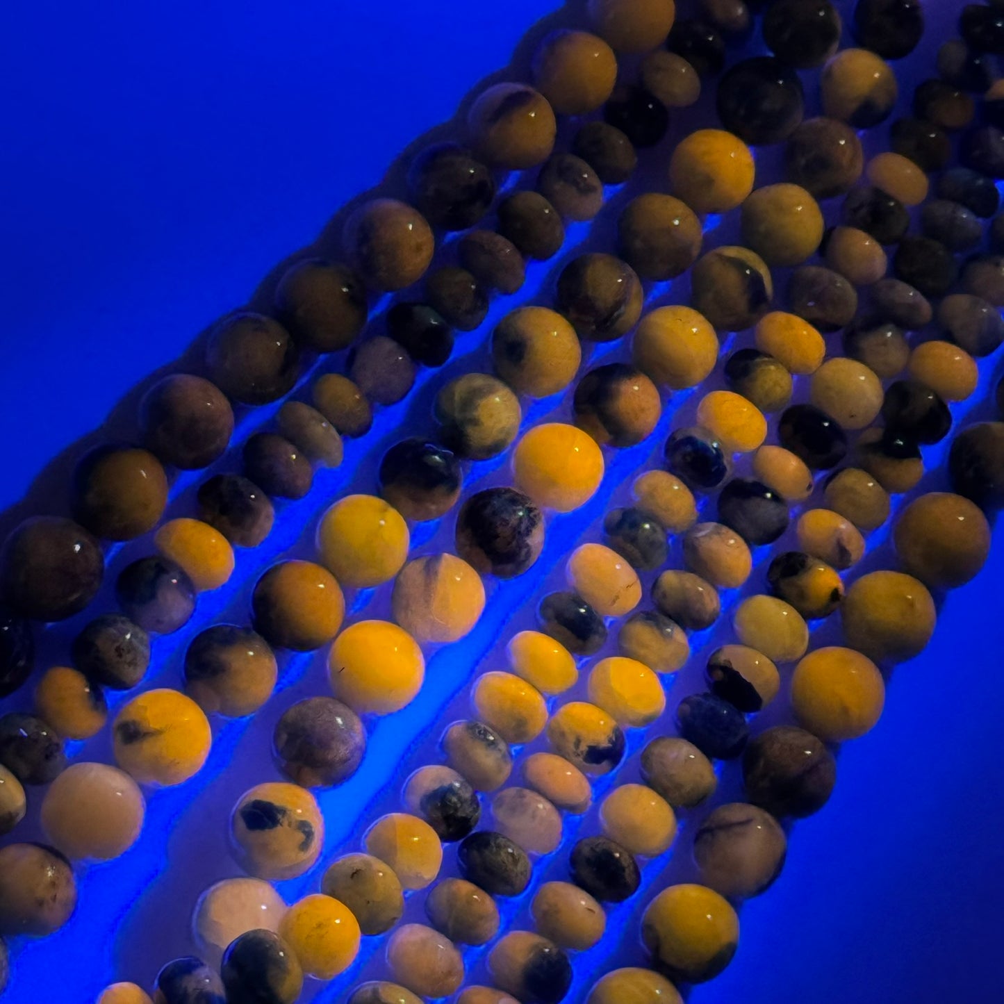 Afghanite Polished Rondelle Gemstone Beads (AA Quality)