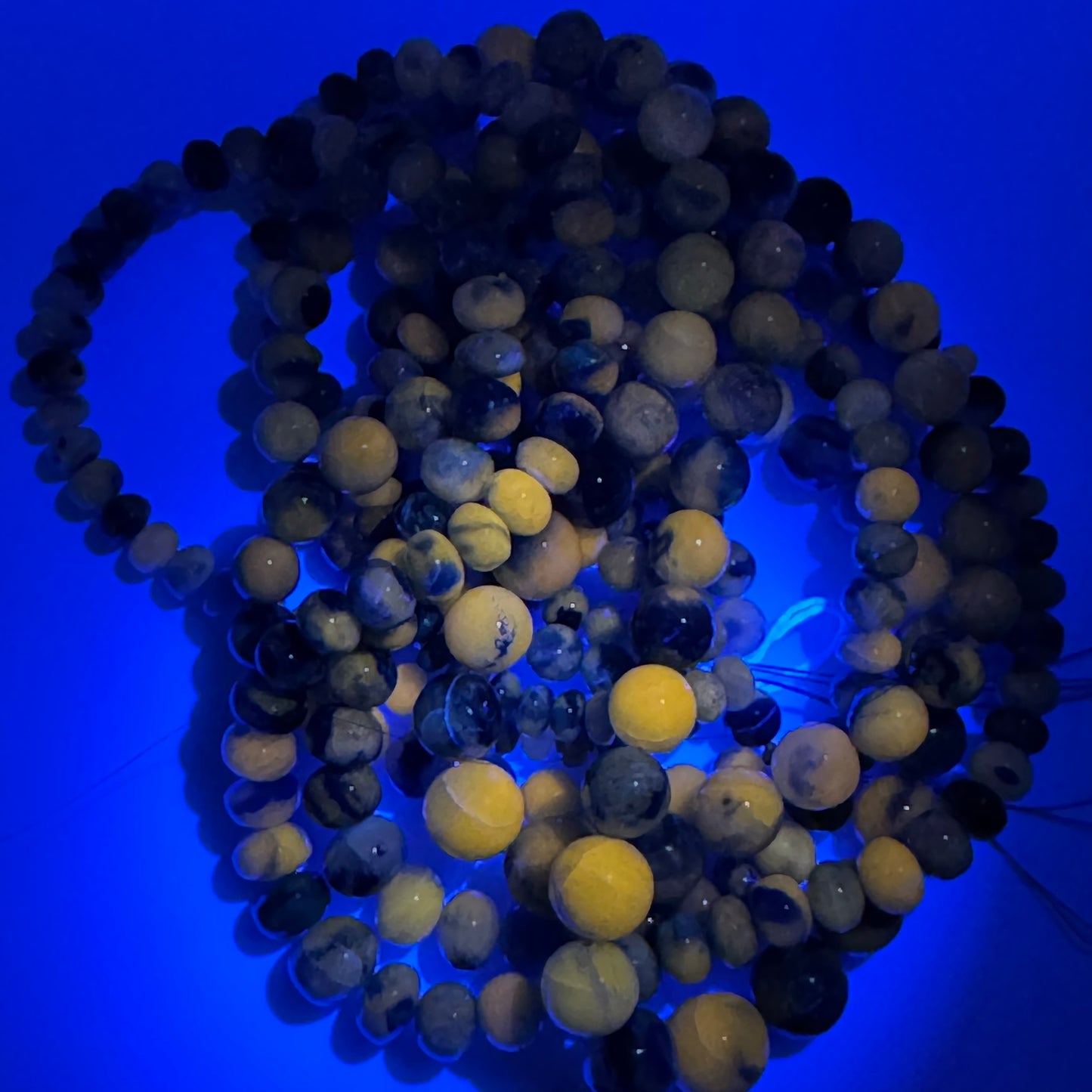 Afghanite Polished Rondelle Gemstone Beads (AA Quality)