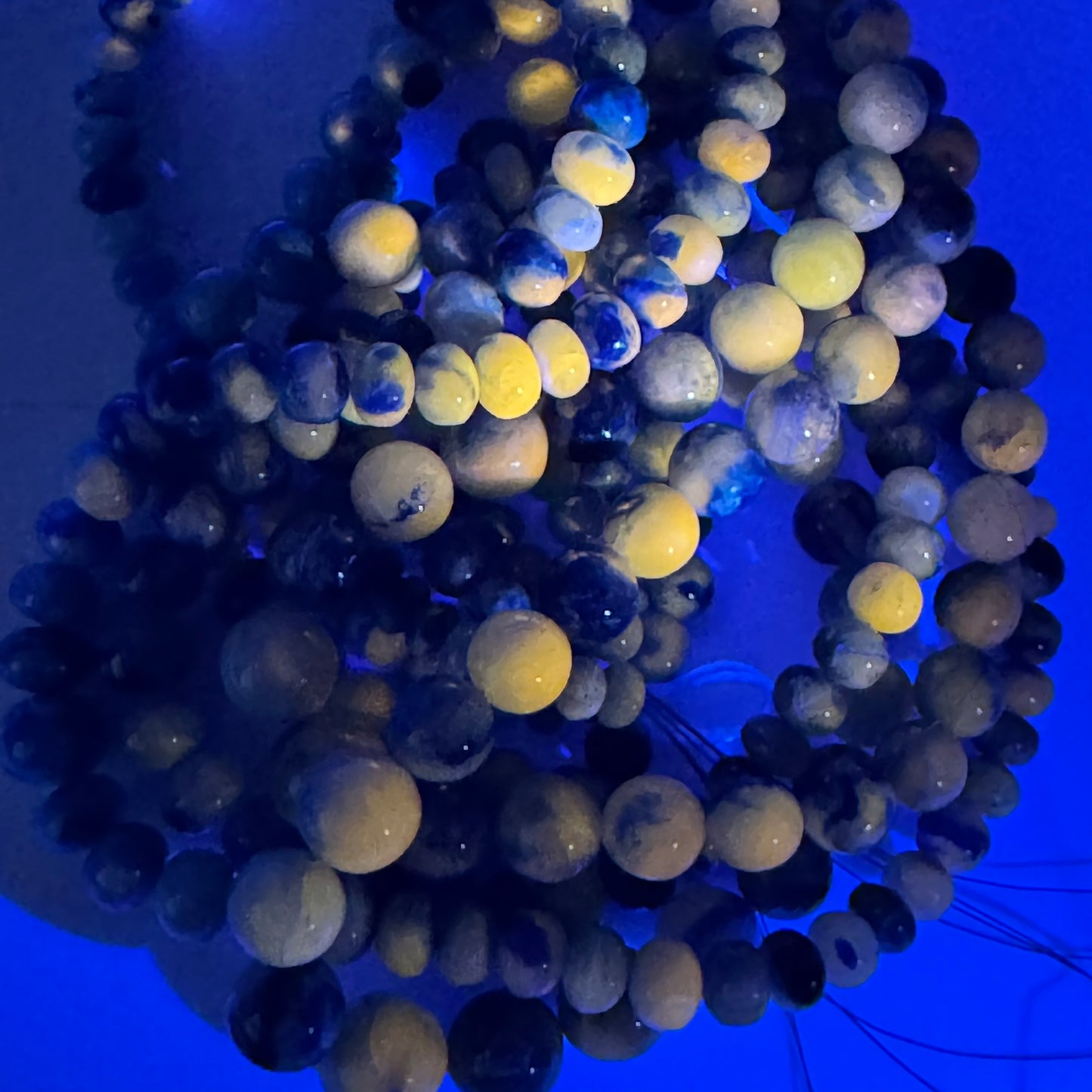 Afghanite Polished Rondelle Gemstone Beads (AA Quality)