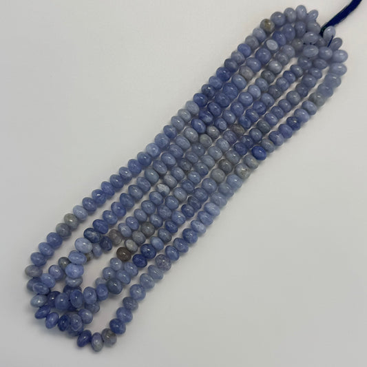 Hackmanite Polished Rondelle Gemstone Beads (A Quality)