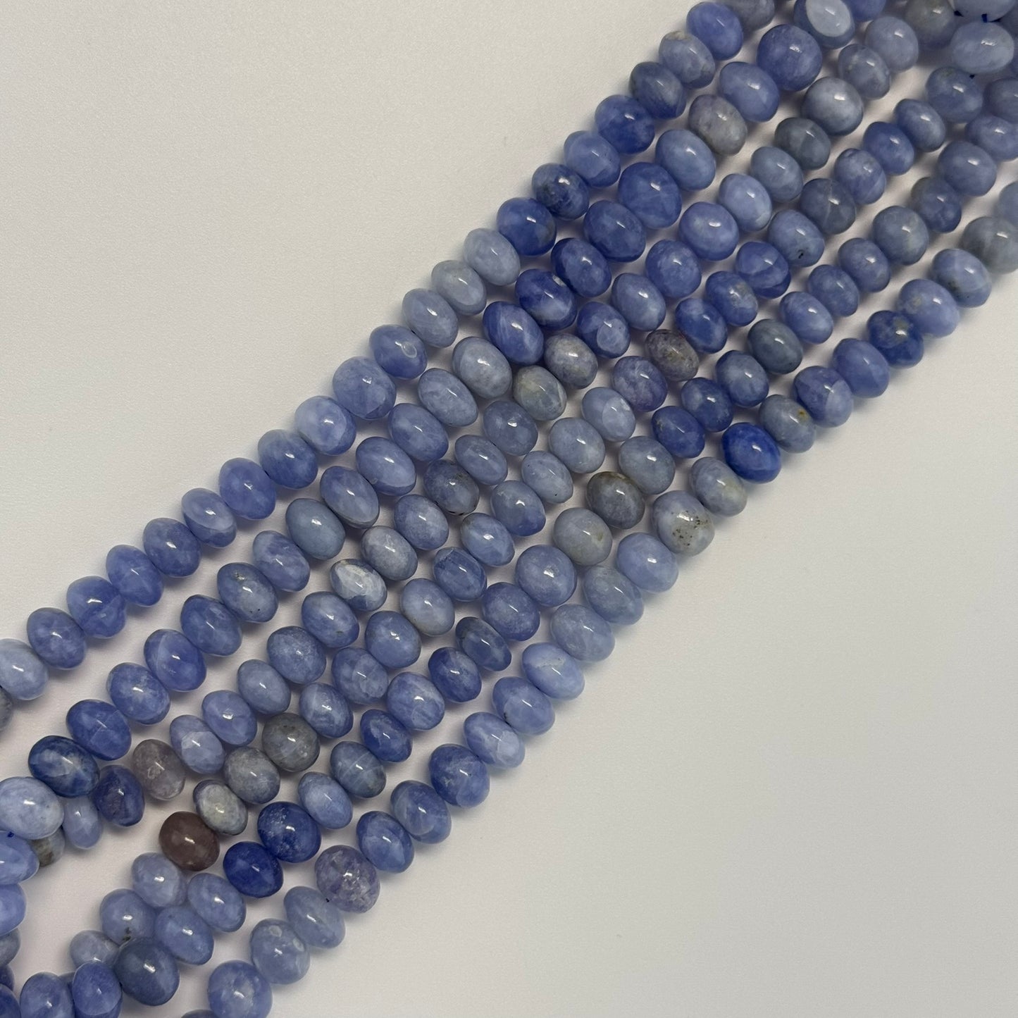 Hackmanite Polished Rondelle Gemstone Beads (A Quality)