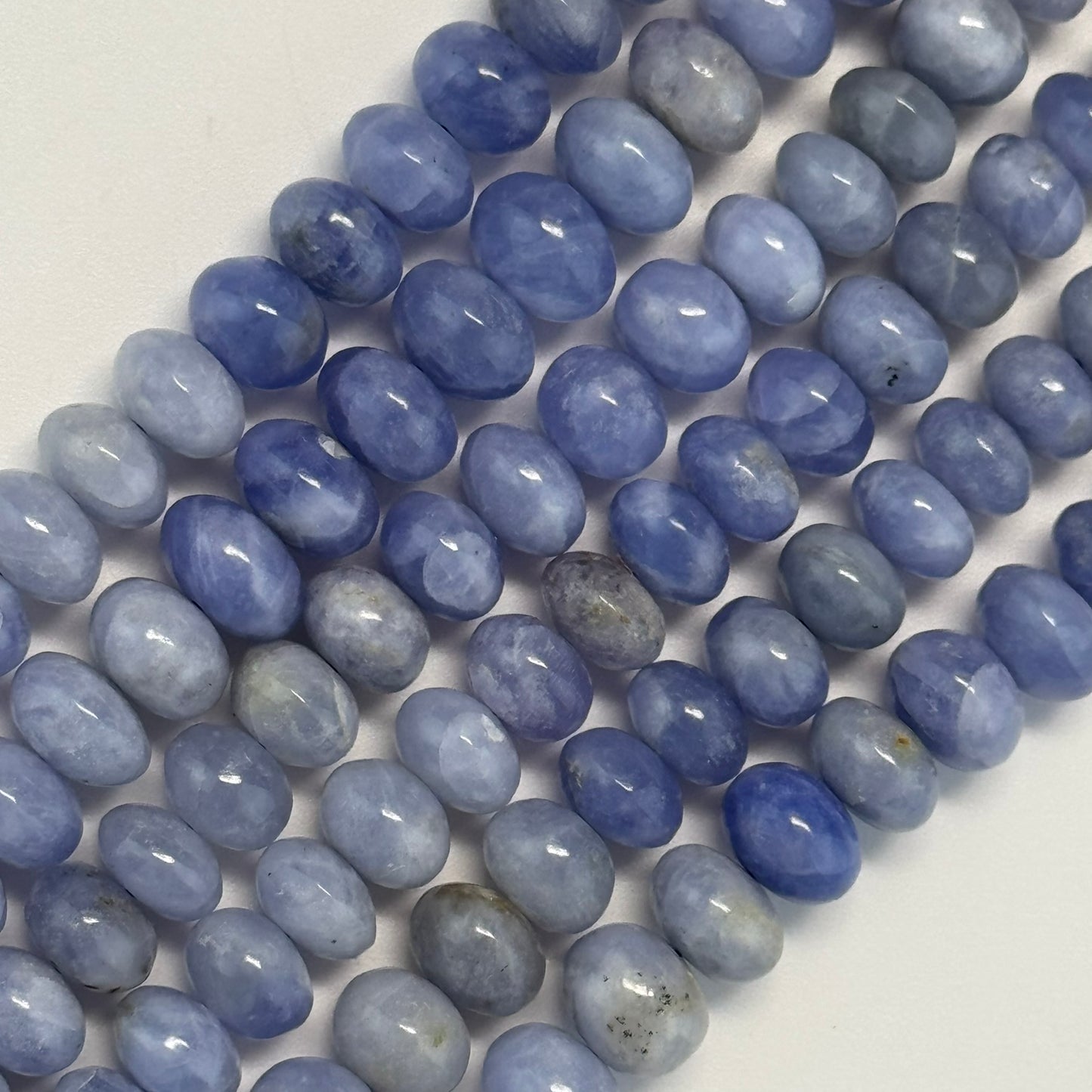 Hackmanite Polished Rondelle Gemstone Beads (A Quality)