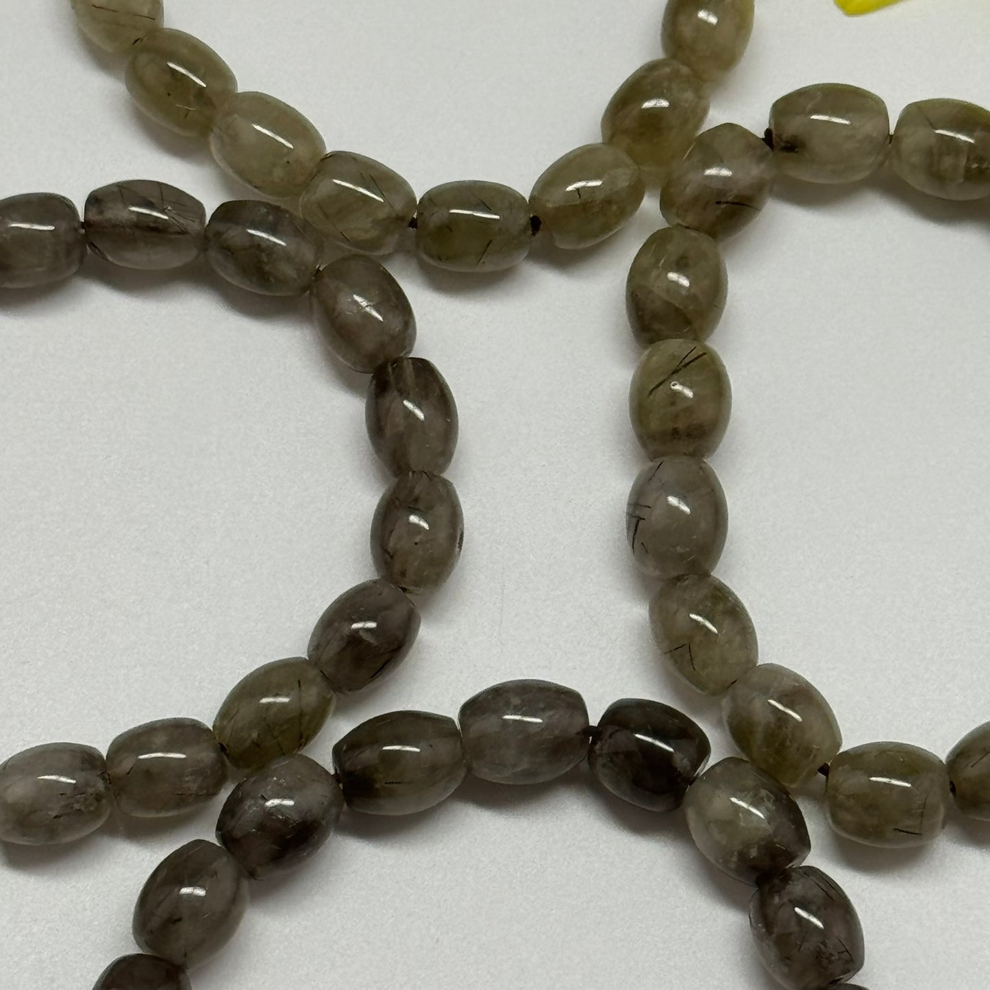 Tourmalinated Quartz Bracelet – Natural Golden Needle Gemstone