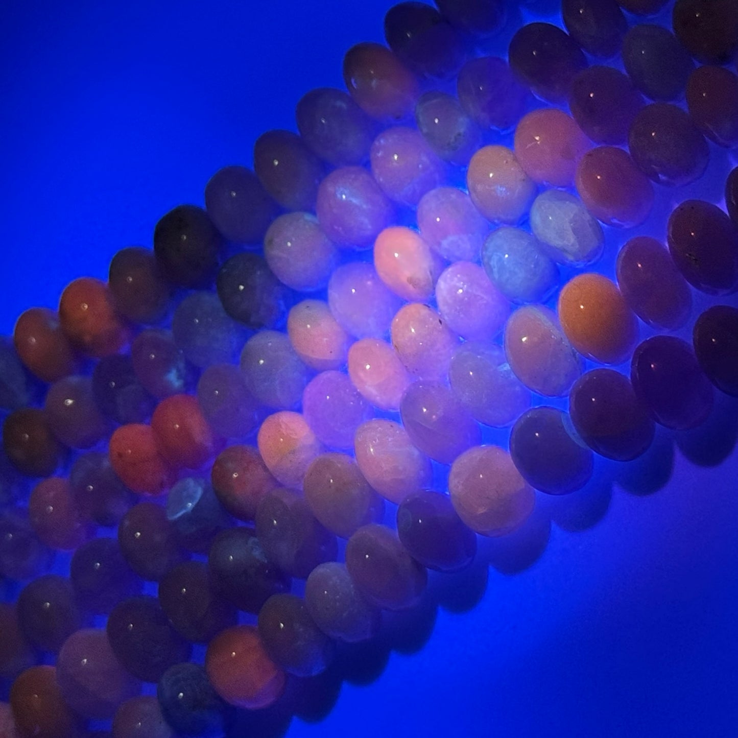 Hackmanite Polished Rondelle Gemstone Beads (A Quality)