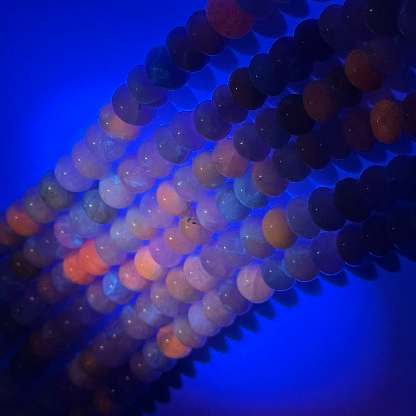 Hackmanite Polished Rondelle Gemstone Beads (A Quality)