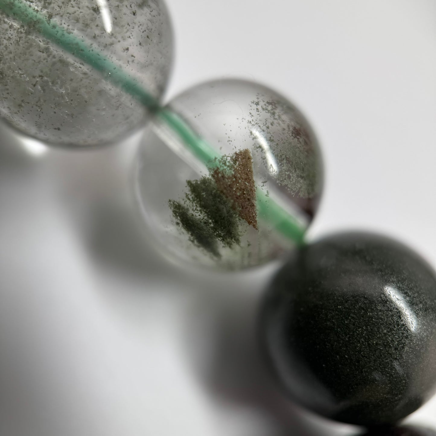 Lodolite Quartz Bracelet – Natural Garden-Included Gemston