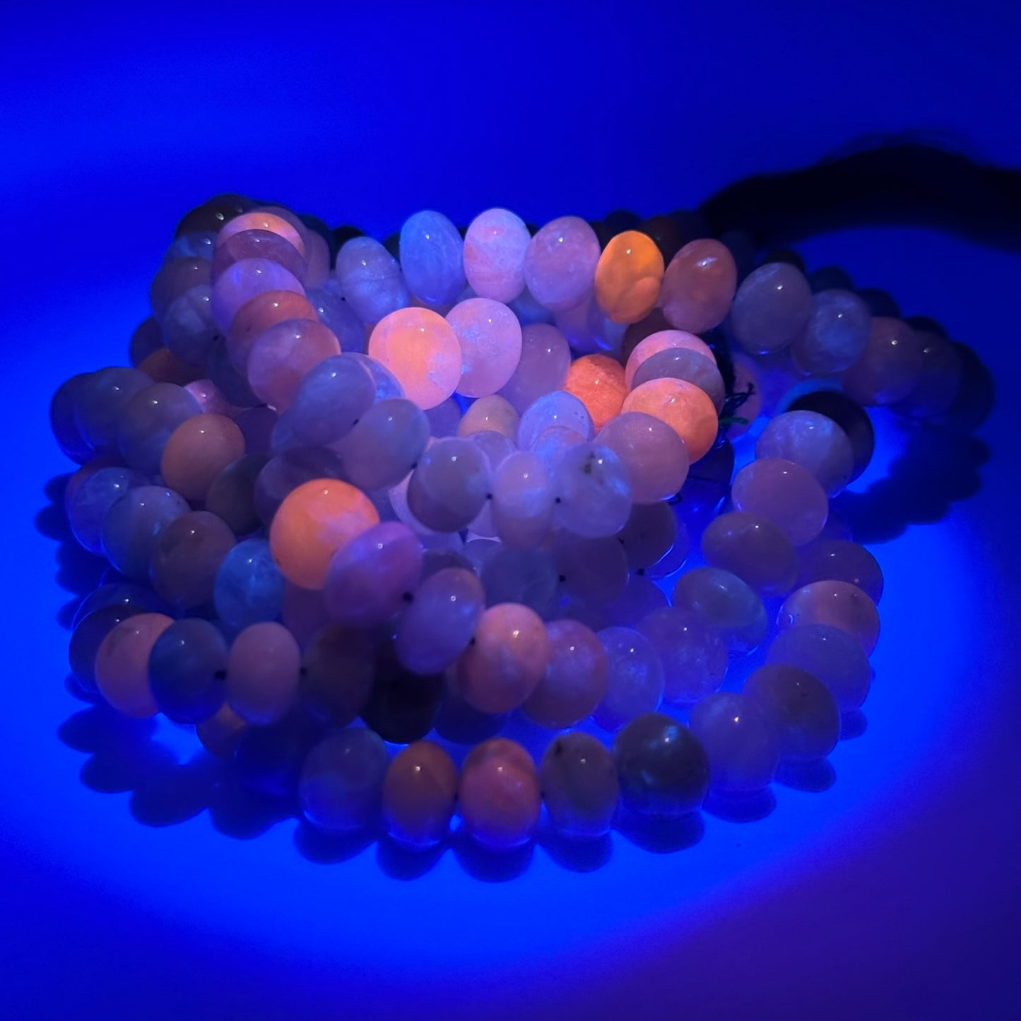 Hackmanite Polished Rondelle Gemstone Beads (A Quality)