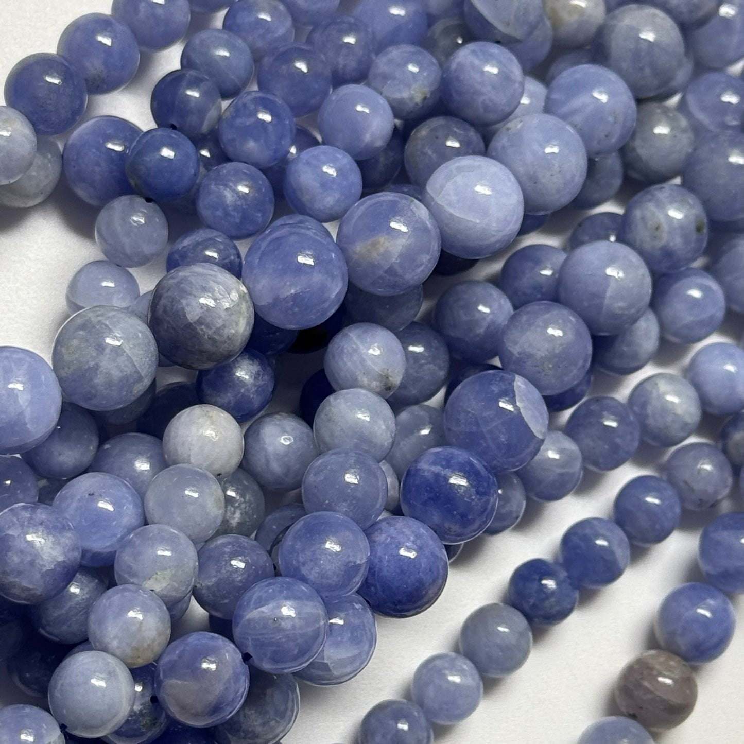 Hackmanite Polished Round Gemstone Beads