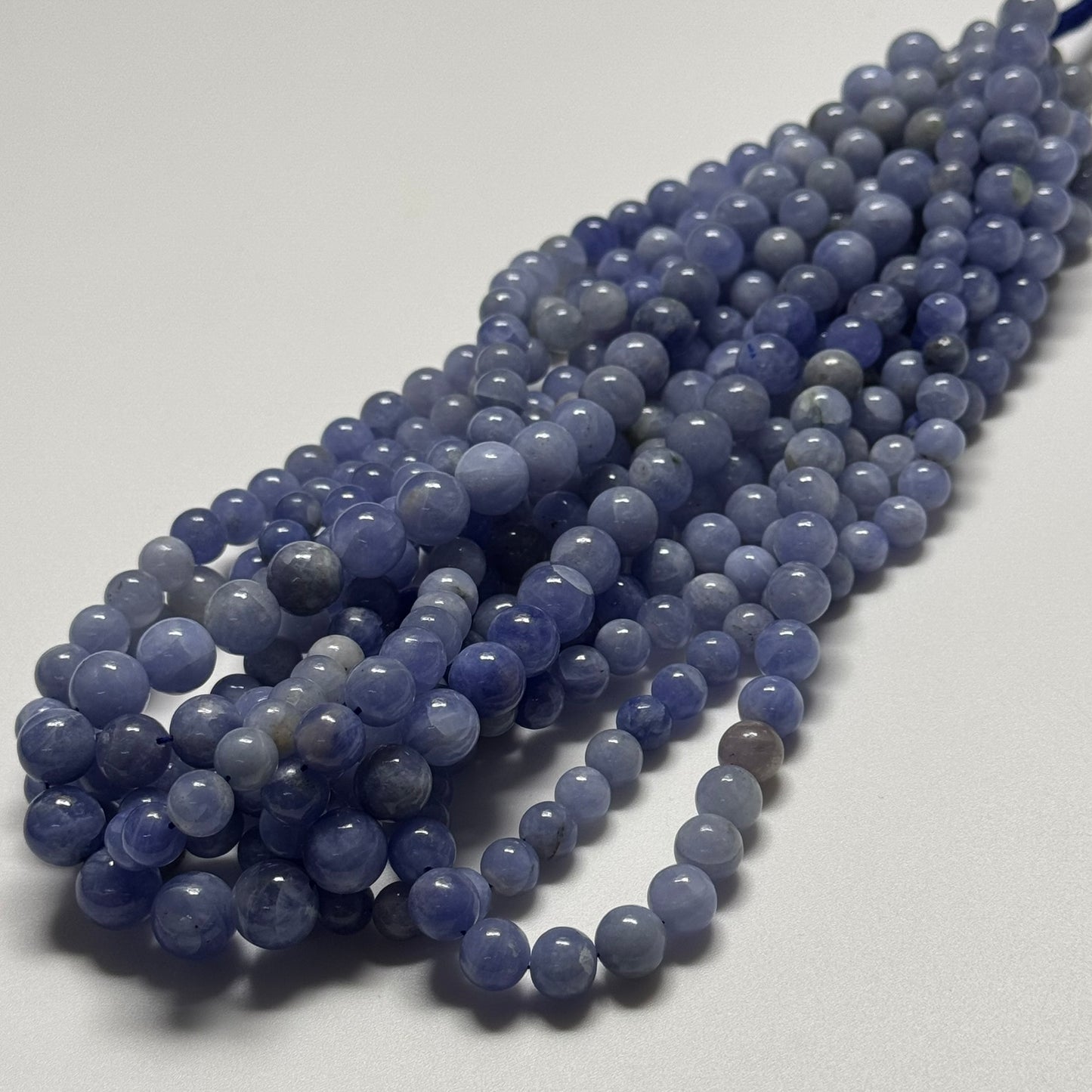 Hackmanite Polished Round Gemstone Beads
