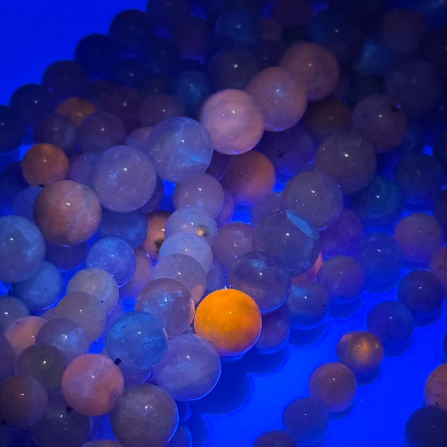 Hackmanite Polished Round Gemstone Beads